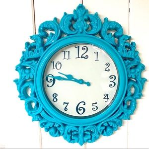 Blue Wall Clock